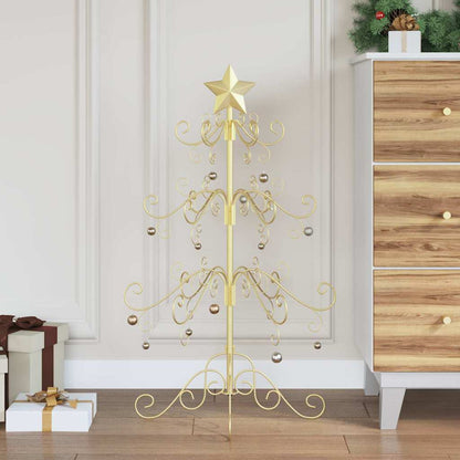 Metal Christmas Tree Gold 90 cm Powder-coated Steel