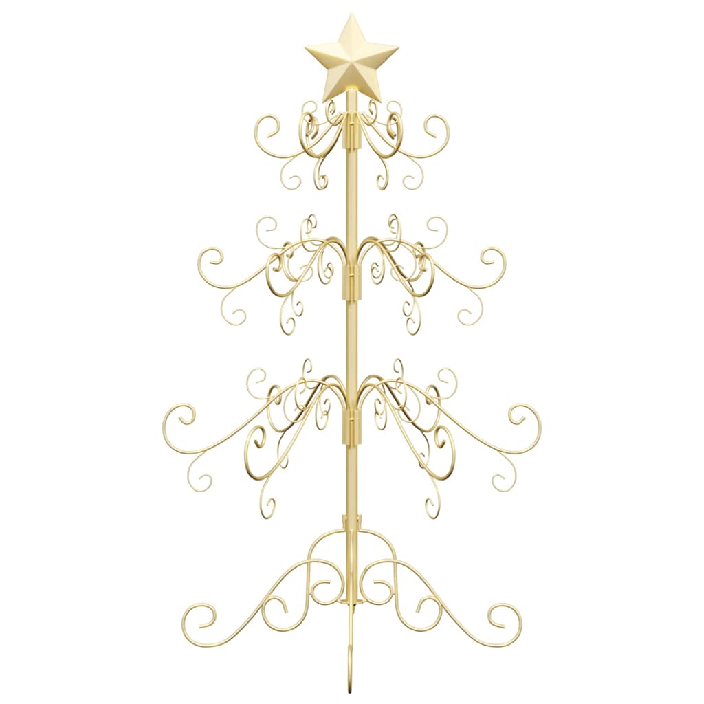 Metal Christmas Tree Gold 90 cm Powder-coated Steel