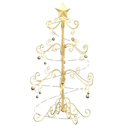 Metal Christmas Tree Gold 90 cm Powder-coated Steel