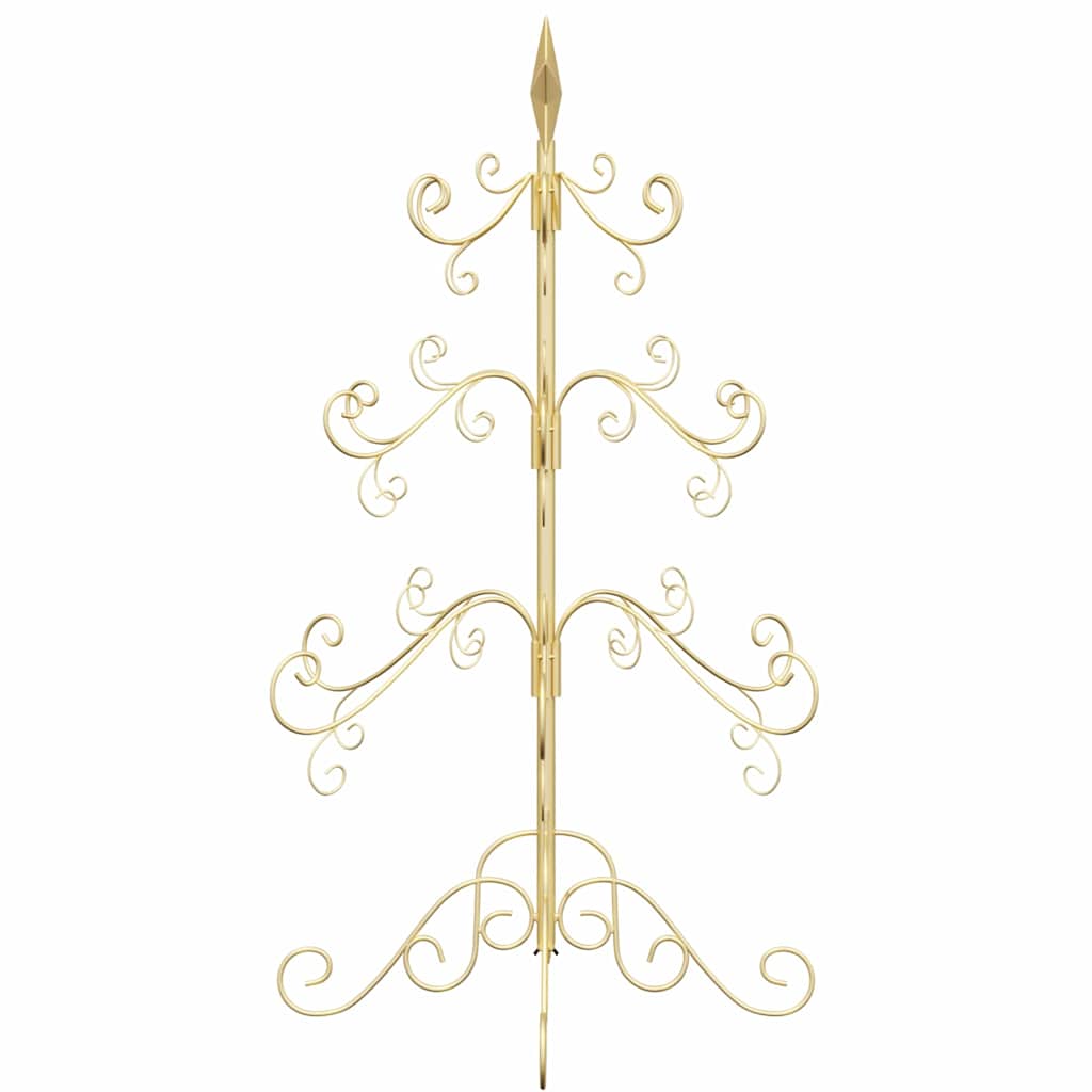 Metal Christmas Tree Gold 90 cm Powder-coated Steel