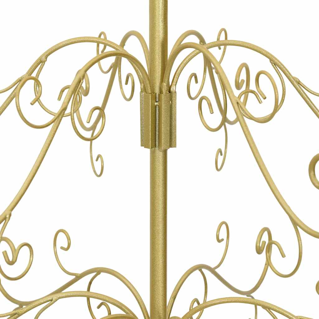 Metal Christmas Tree with Stand Gold 150 cm Powder-coated Steel