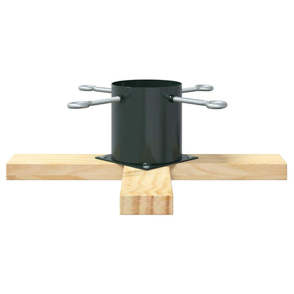 Christmas Tree Stand 1.73 Green 50 x 50 x 16 cm Solid Pine Wood