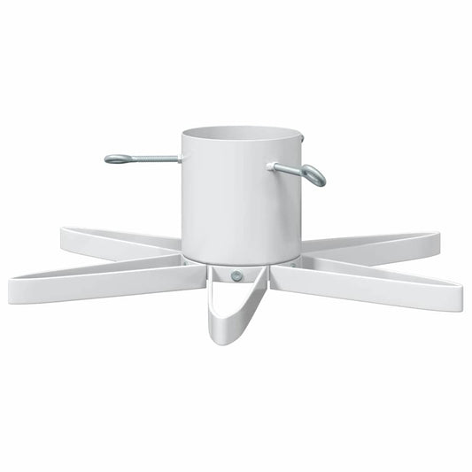 Christmas Tree Stand 1.73 White 50 x 50 x 15.5 cm Steel