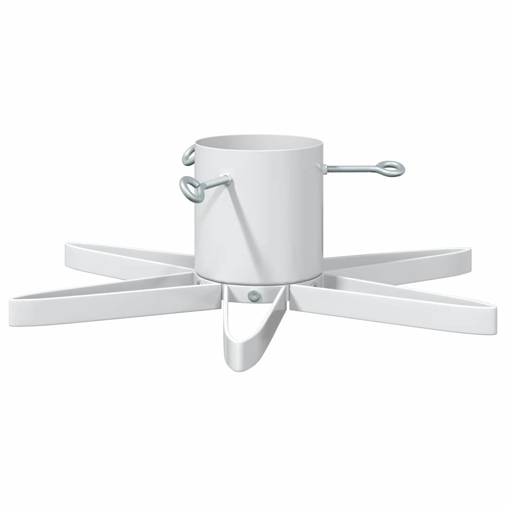 Christmas Tree Stand 1.73 White 50 x 50 x 15.5 cm Steel