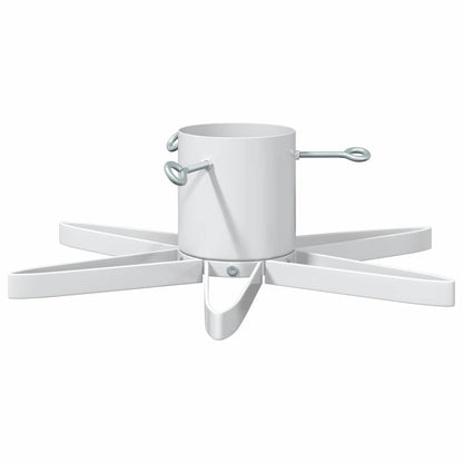 Christmas Tree Stand 1.73 White 50 x 50 x 15.5 cm Steel