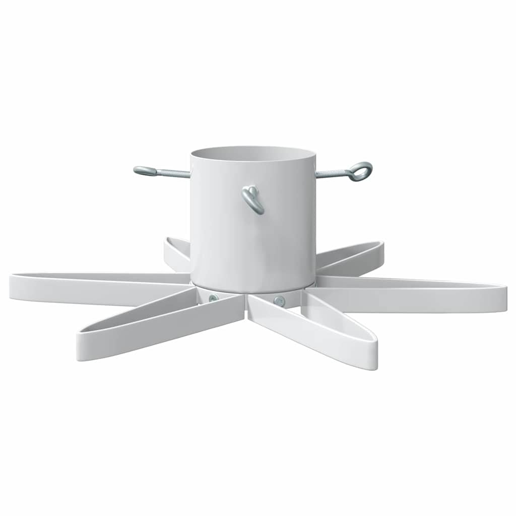 Christmas Tree Stand 1.73 White 50 x 50 x 15.5 cm Steel