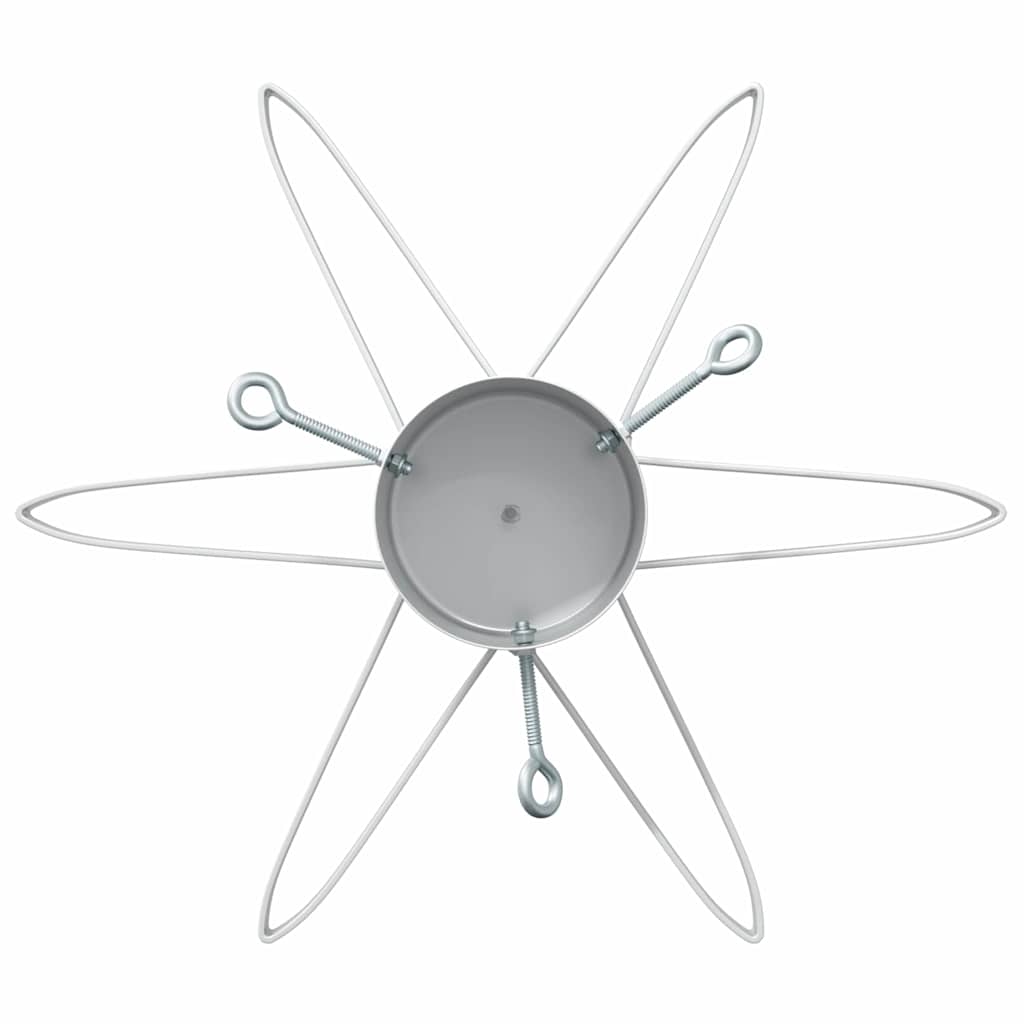 Christmas Tree Stand 1.73 White 50 x 50 x 15.5 cm Steel