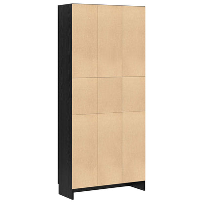Book Cabinet 3-Tier 82.5 x 30.5 x 185 cm Engineered Wood