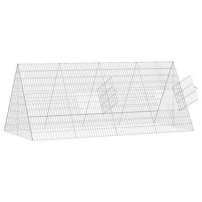 Chicken Cage Silver 215 x 100 x 85 cm Galvanised Steel