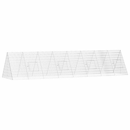 Chicken Cage Silver 430 x 100 x 85 cm Galvanised Steel