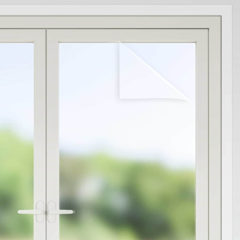 Static Window Film Frosted Grey 90 x 2000 cm PVC