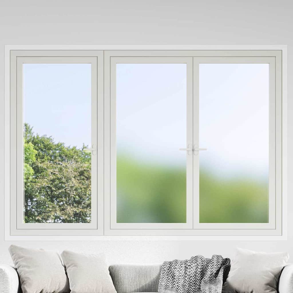 Static Window Film Frosted Grey 90 x 2000 cm PVC