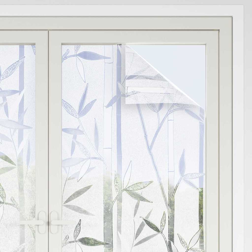 Static Window Film Bamboo Pattern 45 x 500 cm PVC