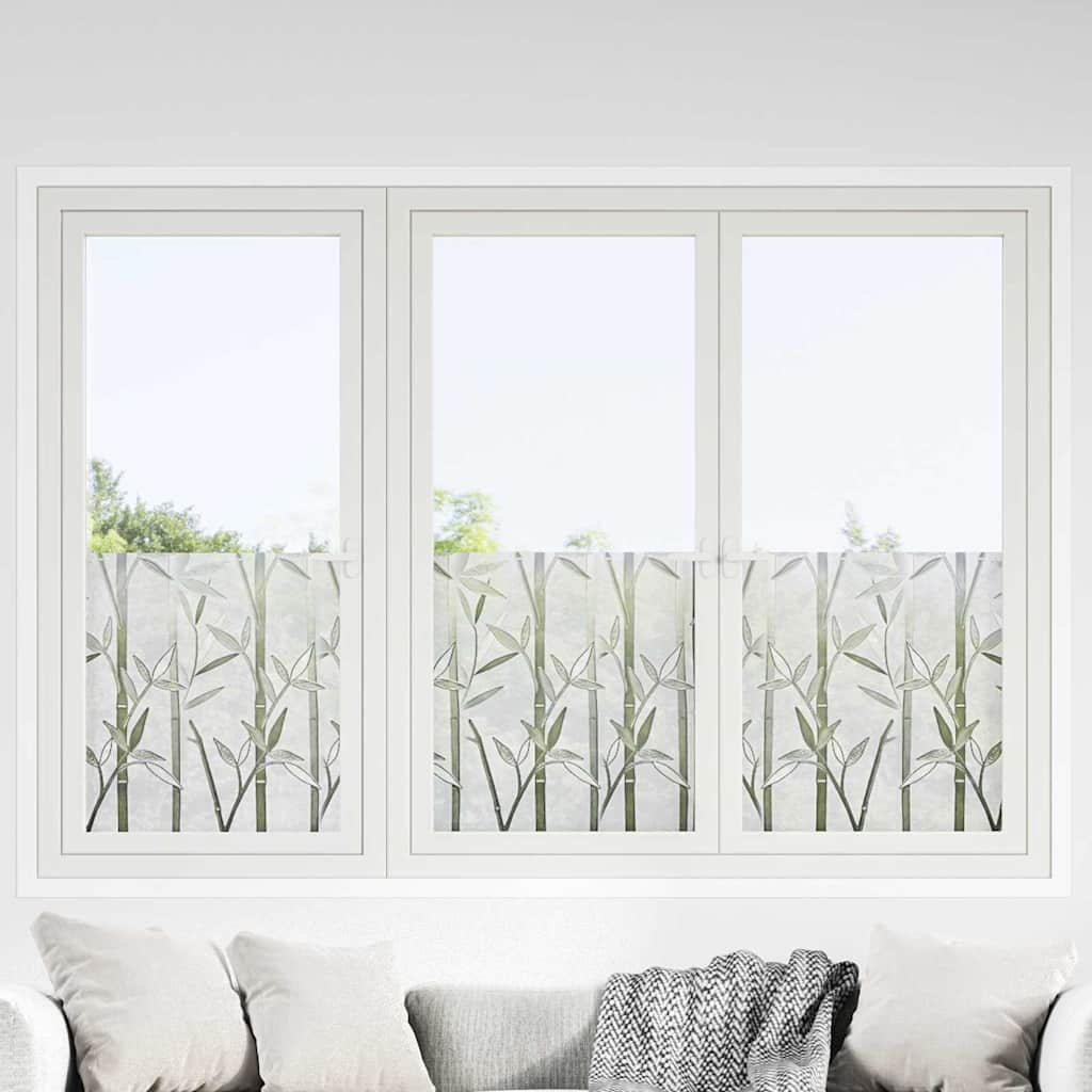 Static Window Film Bamboo Pattern 45 x 500 cm PVC
