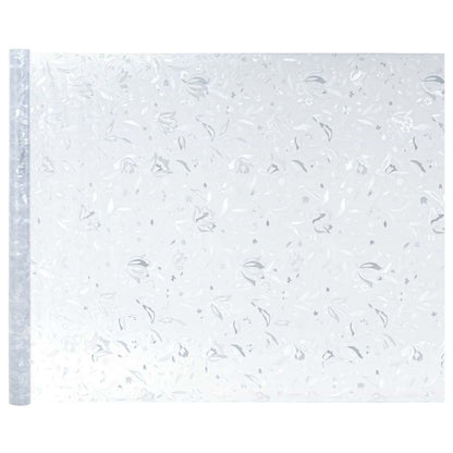 Static Window Film Flowers Pattern 60 x 500 cm PVC
