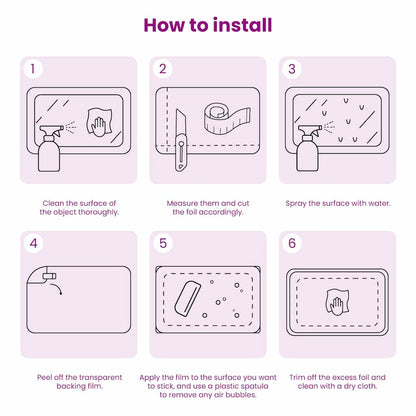 Static Window Film Transparent 90 x 1000 cm PVC
