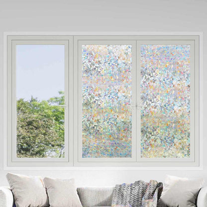 Static Window Film Transparent 90 x 1000 cm PVC