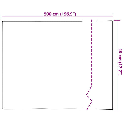 Self-adhesive Window Film Frosted Grey 45 x 500 cm PVC