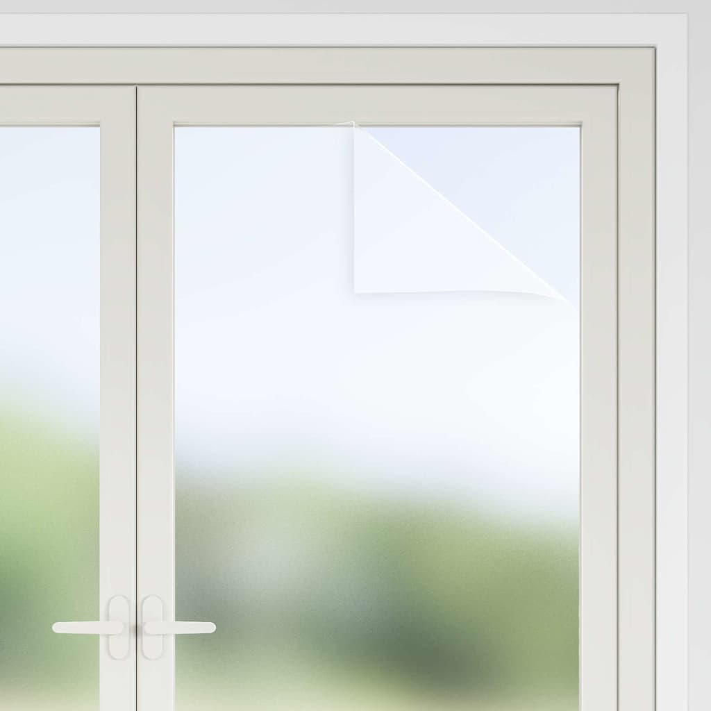 Self-adhesive Window Film Frosted White 90 x 1000 cm PVC