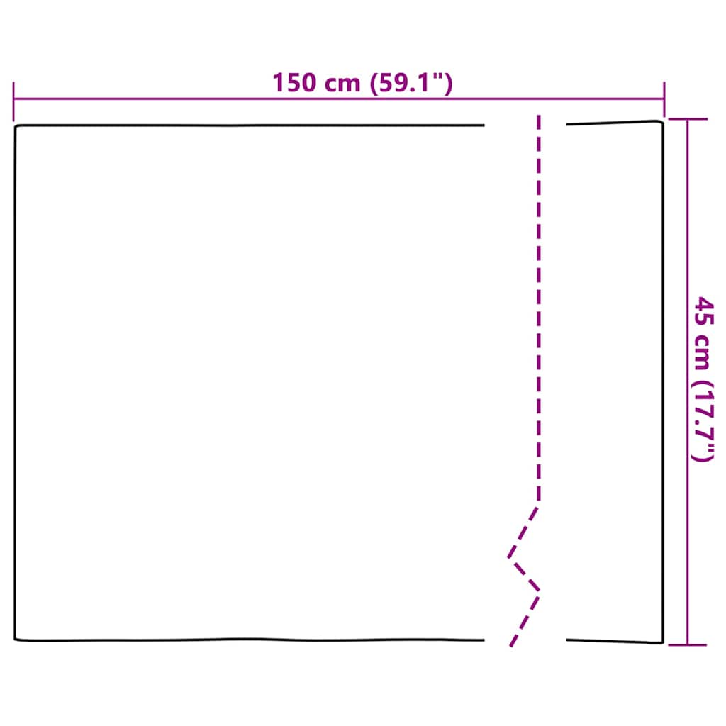 Self-adhesive Mirror Film 45 x 150 cm 2 pcs Silver PET