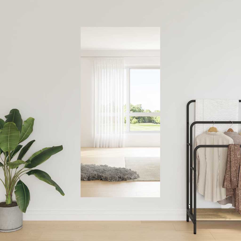 Self-adhesive Mirror Film 90 x 200 cm 2 pcs Silver PET