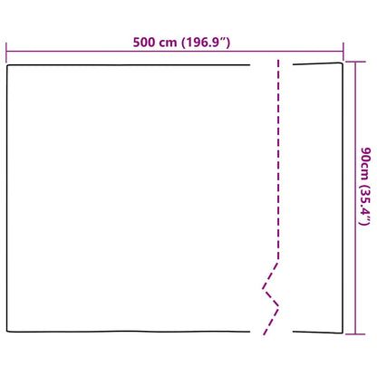 Furniture Sticker Silver 90 x 500 cm Plastic