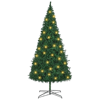 Christmas Tree with Decorative String Lights Green 400 cm PVC