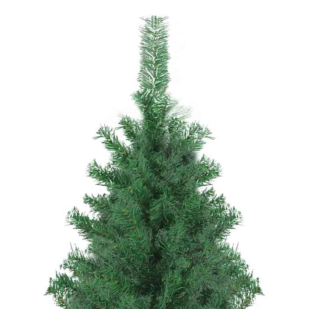 Christmas Tree with Decorative String Lights Green 400 cm PVC