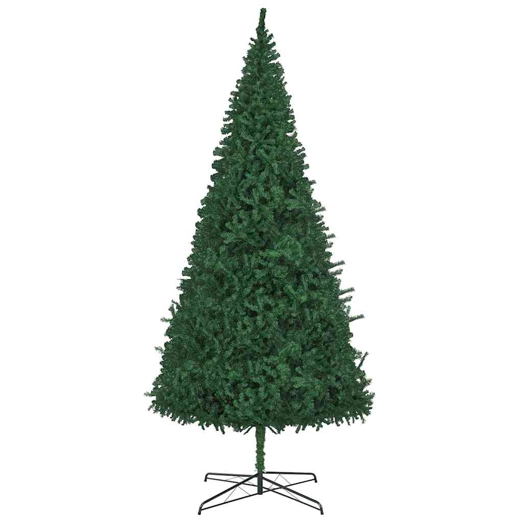 Christmas Tree with Decorative String Lights Green 400 cm PVC