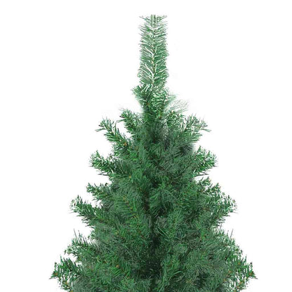 Christmas Tree with Decorative String Lights Green 400 cm PVC