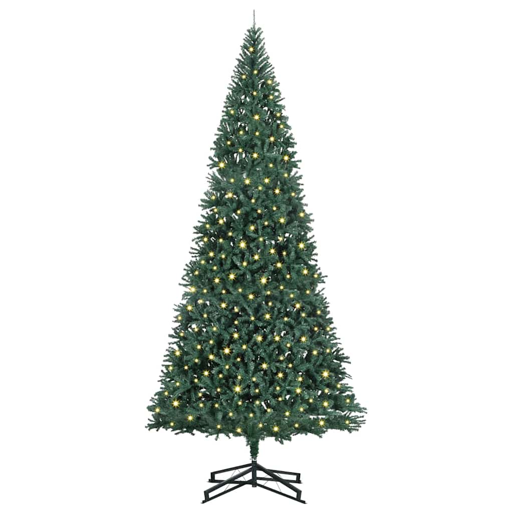 Artificial Pre-lit Christmas Tree Green 500 cm PVC