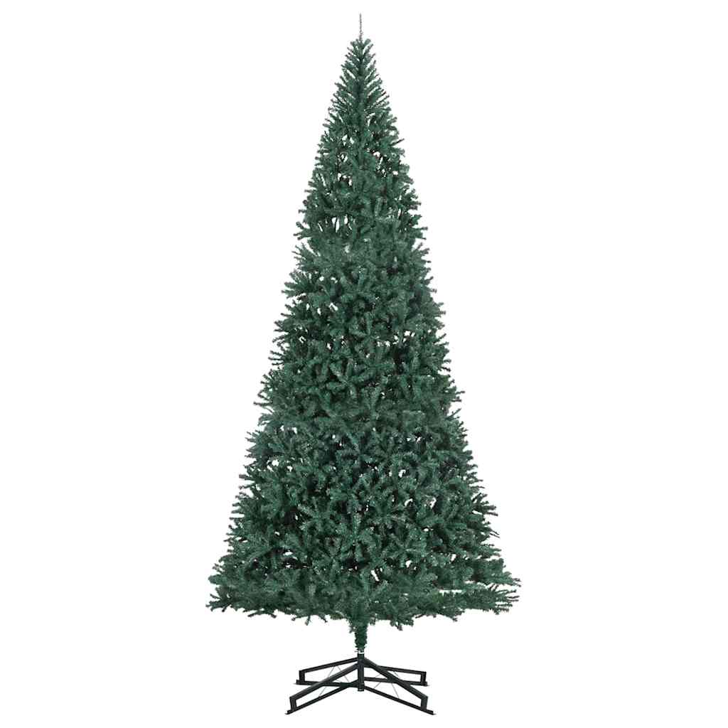 Artificial Pre-lit Christmas Tree Green 500 cm PVC