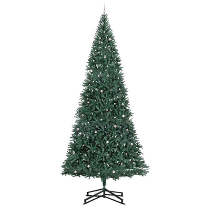 Artificial Pre-lit Christmas Tree with Ball Set Green 500 cm