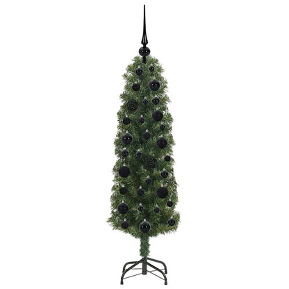 Artificial Christmas Tree with 150 LEDs with Stand Green 120 cm