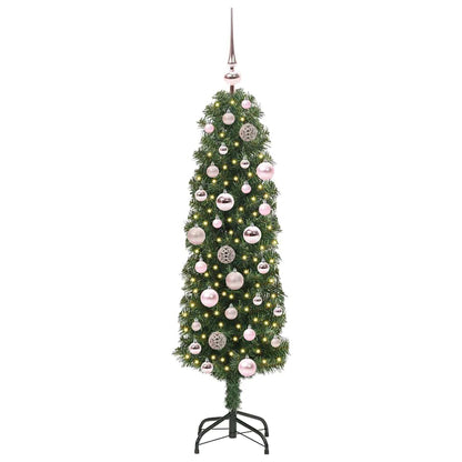 Artificial Christmas Tree with 150 LEDs with Stand Green 120 cm