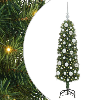 Artificial Christmas Tree with 150 LEDs with Stand Green 120 cm