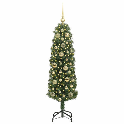 Artificial Christmas Tree with 150 LEDs with Stand Green 120 cm