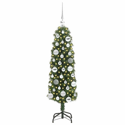 Artificial Christmas Tree with 150 LEDs with Stand Green 120 cm