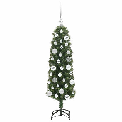 Artificial Christmas Tree with 150 LEDs with Stand Green 120 cm
