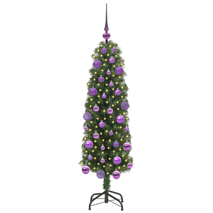 Artificial Christmas Tree with 150 LEDs with Stand Green 120 cm