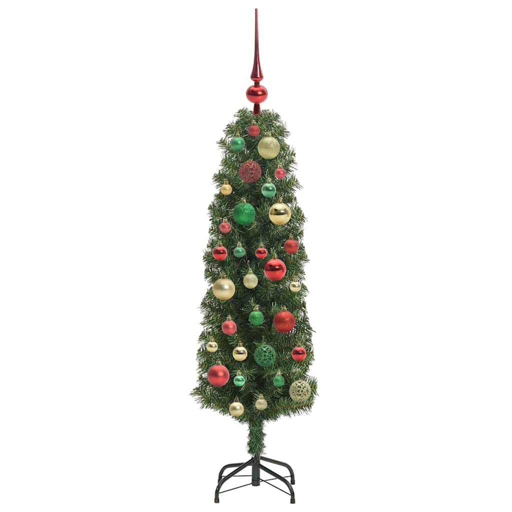 Artificial Christmas Tree with 150 LEDs with Stand Green 120 cm
