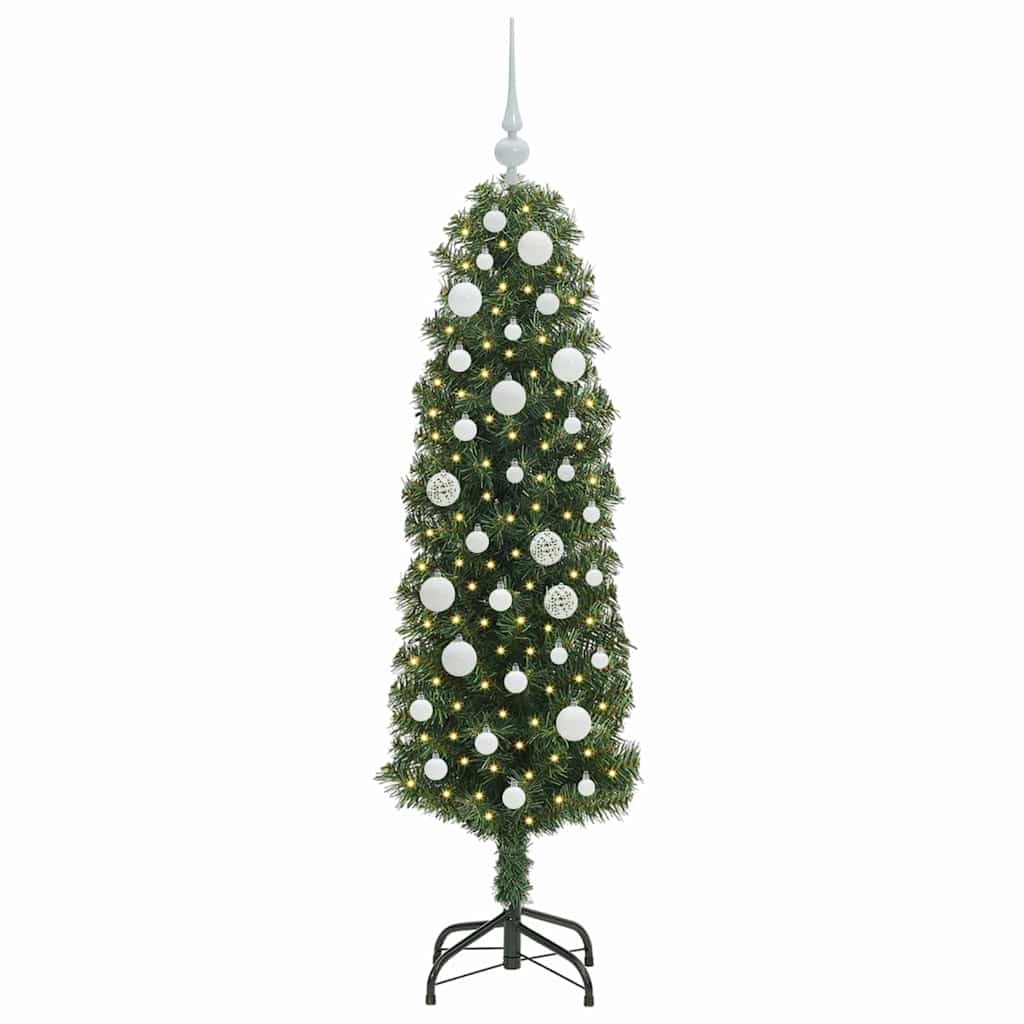 Artificial Christmas Tree with 150 LEDs with Stand Green 150 cm
