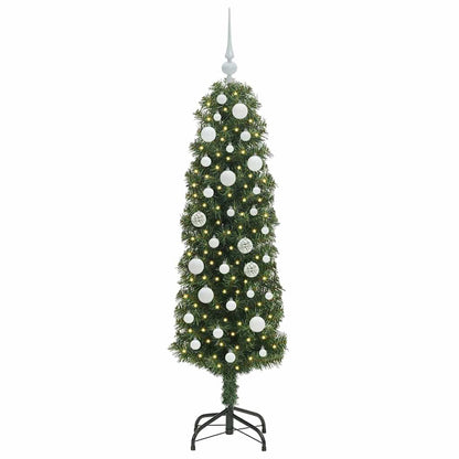 Artificial Christmas Tree with 150 LEDs with Stand Green 150 cm