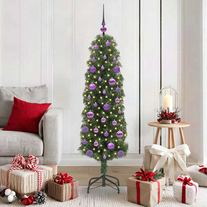 Artificial Christmas Tree with 150 LEDs with Stand Green 150 cm