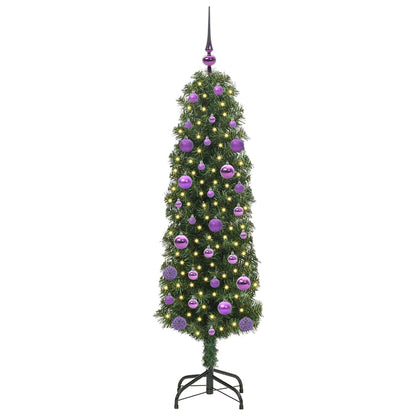 Artificial Christmas Tree with 150 LEDs with Stand Green 150 cm