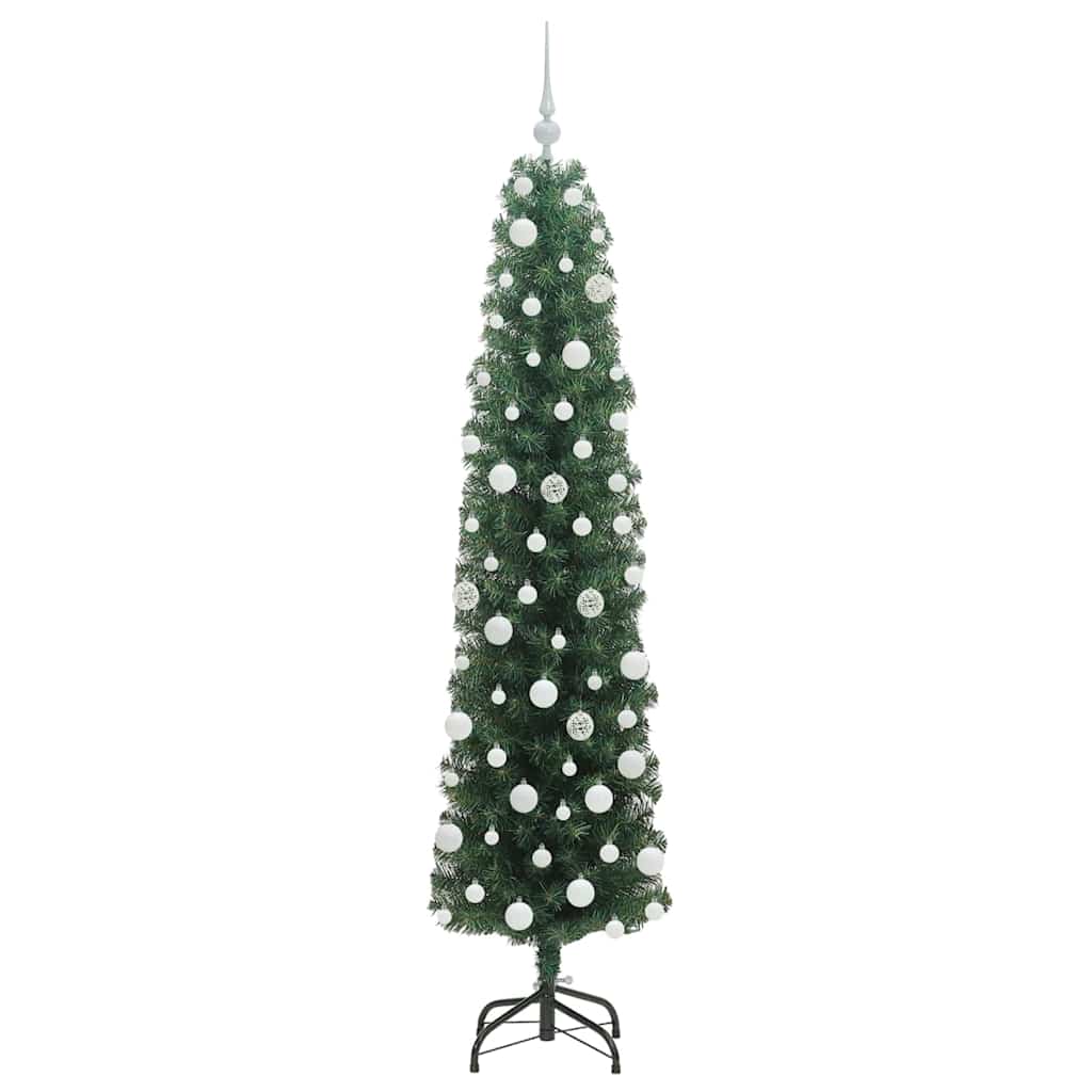 Artificial Christmas Tree with 300 LEDs with Stand Green 180 cm
