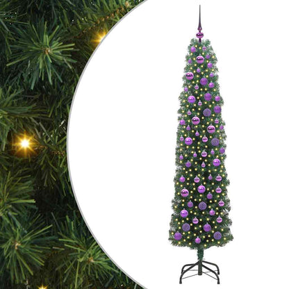 Artificial Christmas Tree with 300 LEDs with Stand Green 180 cm