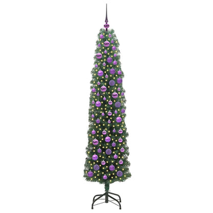 Artificial Christmas Tree with 300 LEDs with Stand Green 180 cm