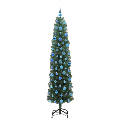 Artificial Christmas Tree with 300 LEDs with Stand Green 180 cm