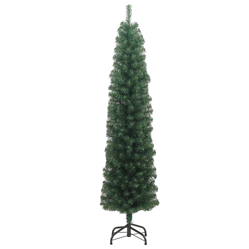 Artificial Christmas Tree with 300 LEDs with Stand Green 210 cm